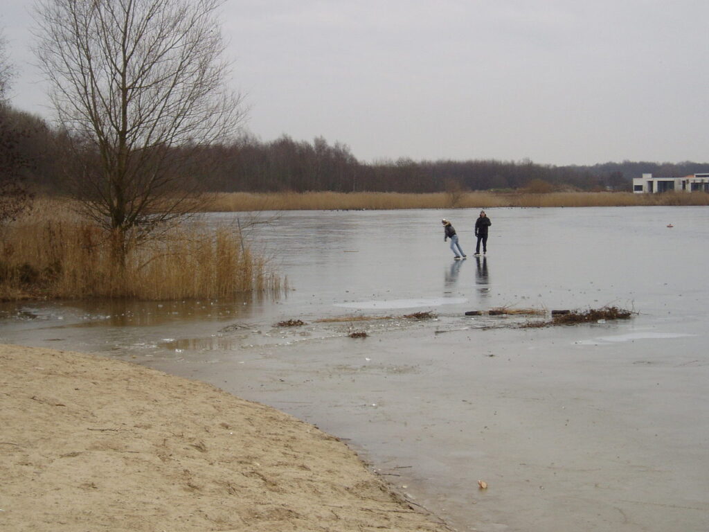 De Asterplas bevroren